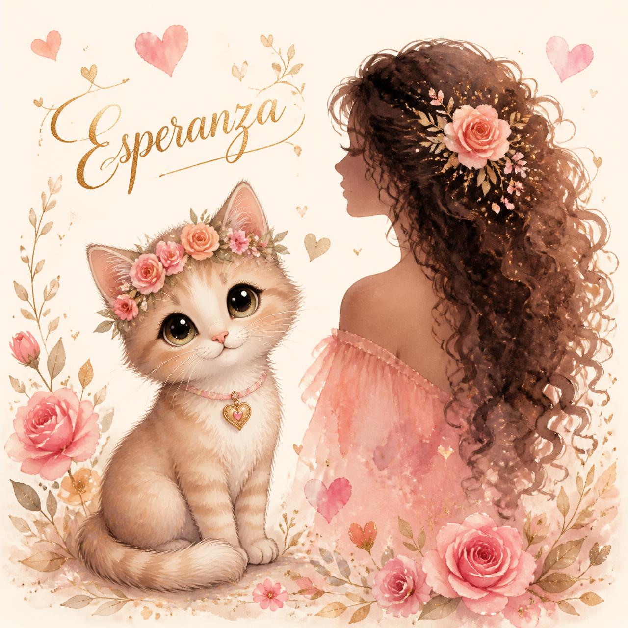 Esperanza, la gatita guardiana de cartas